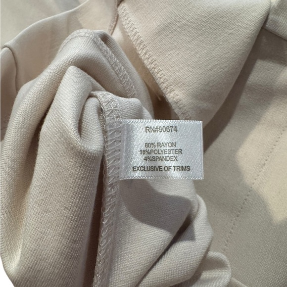 Boston Proper Embellished Beaded Chic Sheath Dress Size 2 Sleeveless Beige - Picture 10 of 12